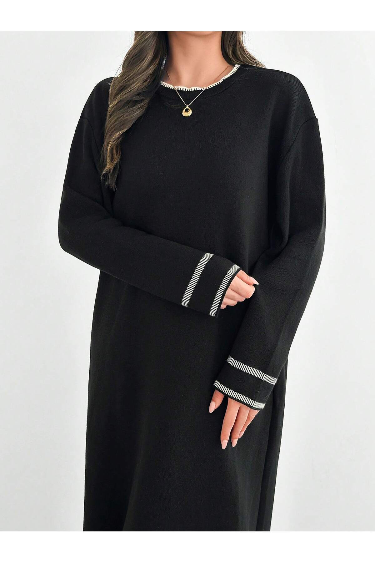 Rossida  Triko elbise - Görsel 3