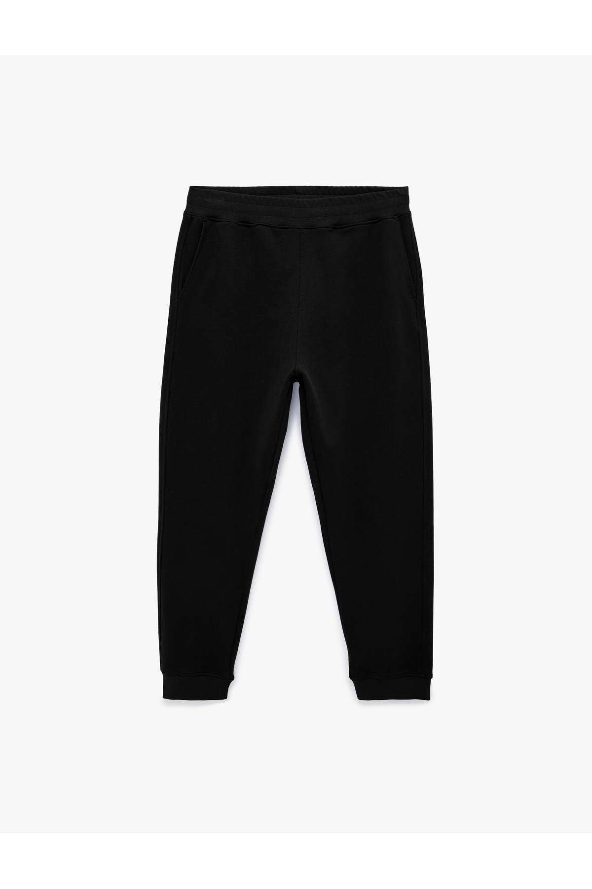 Koton Rahat Kesim Cepli Pamuklu Beli Lastikli Jogger Spor Eşofman Altı görsel 3