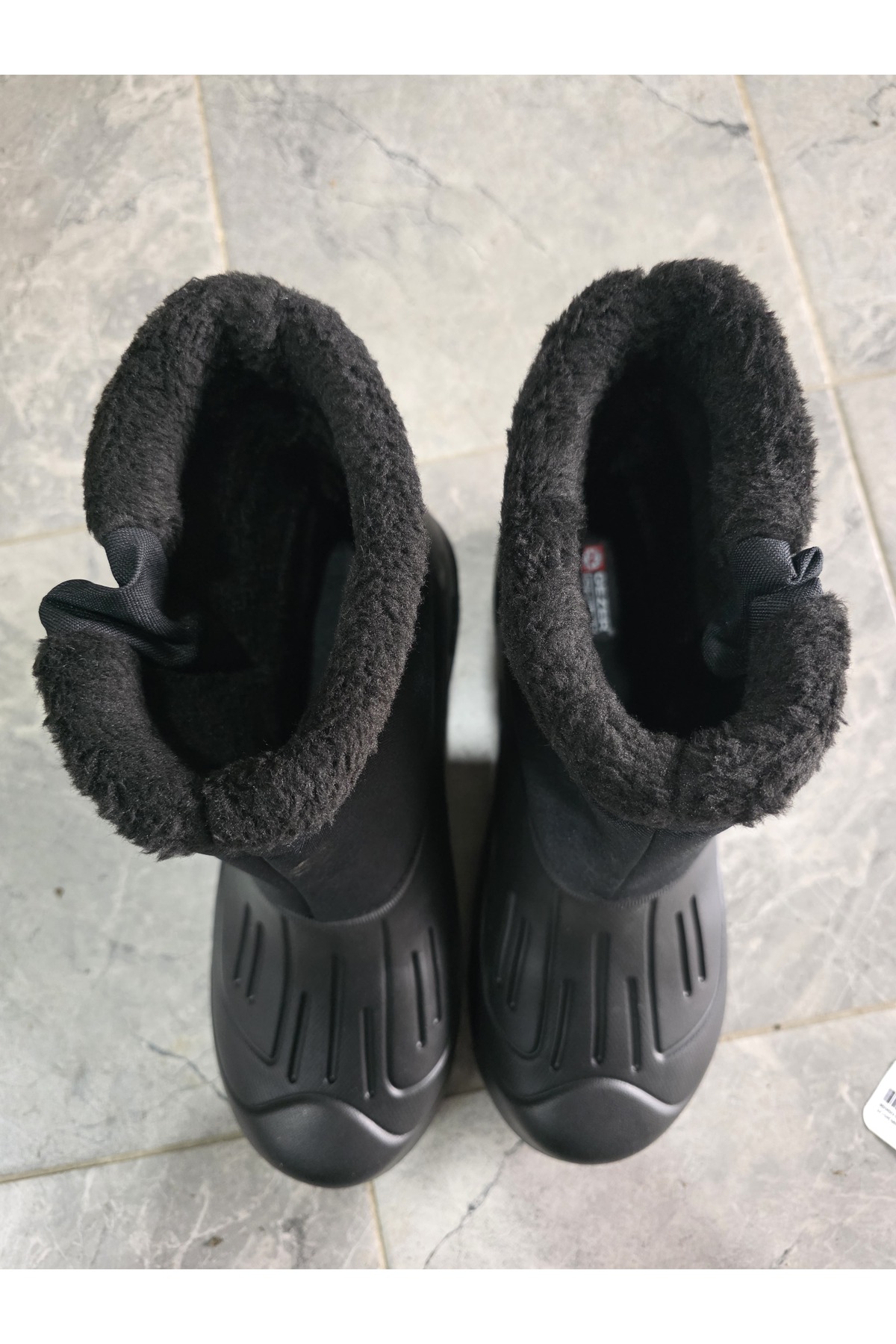 Gezer  EVA KAR BOTU CIRTLI HAFİF SAĞLAM ŞIK İÇİ YÜNLÜ PELUŞLU SU GEÇİRMEZ SICAK TUTAR - Görsel 2