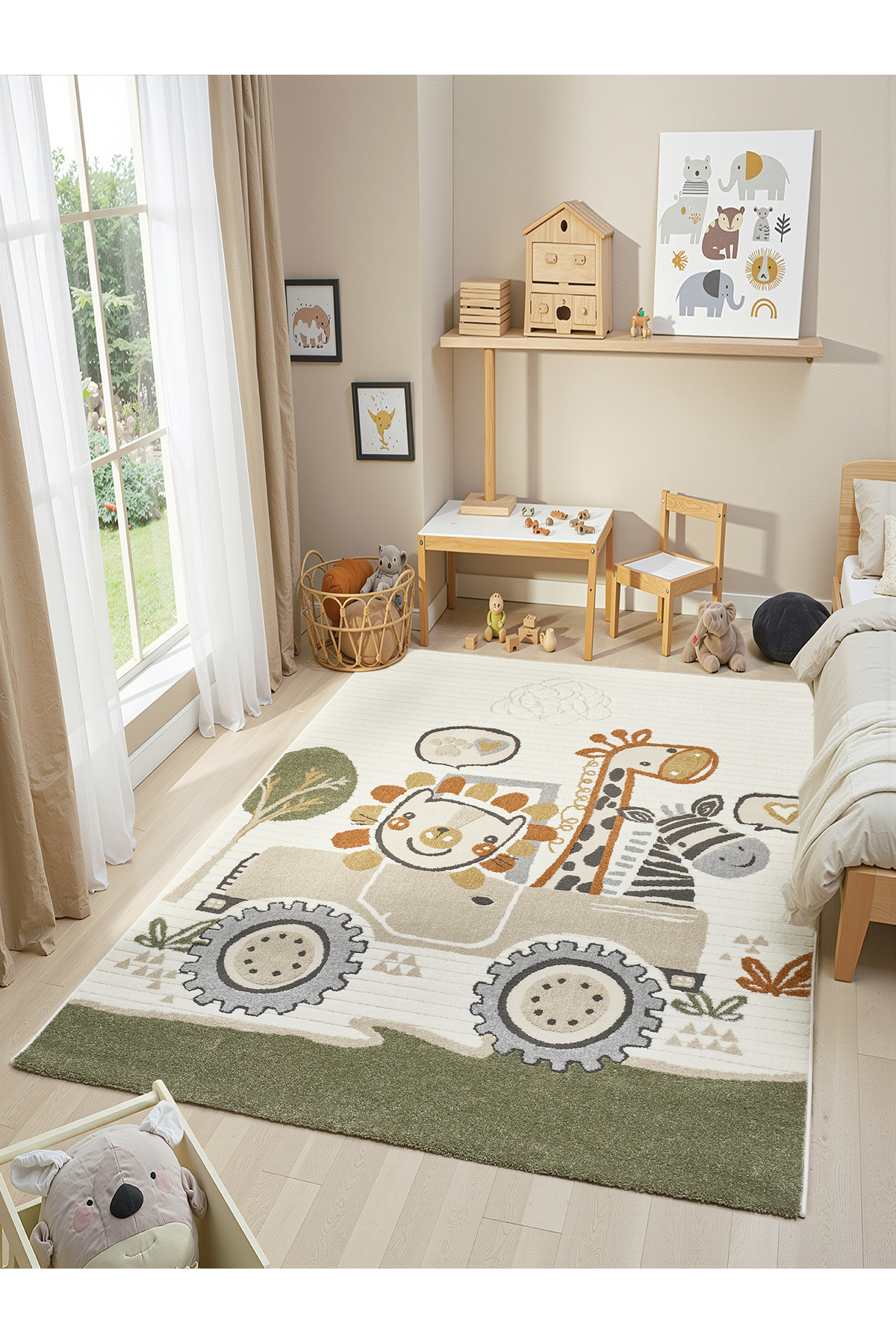 Step Premium Children's Rug Baby Girl Boy Room Children's Room Young Room Rug Play Mat