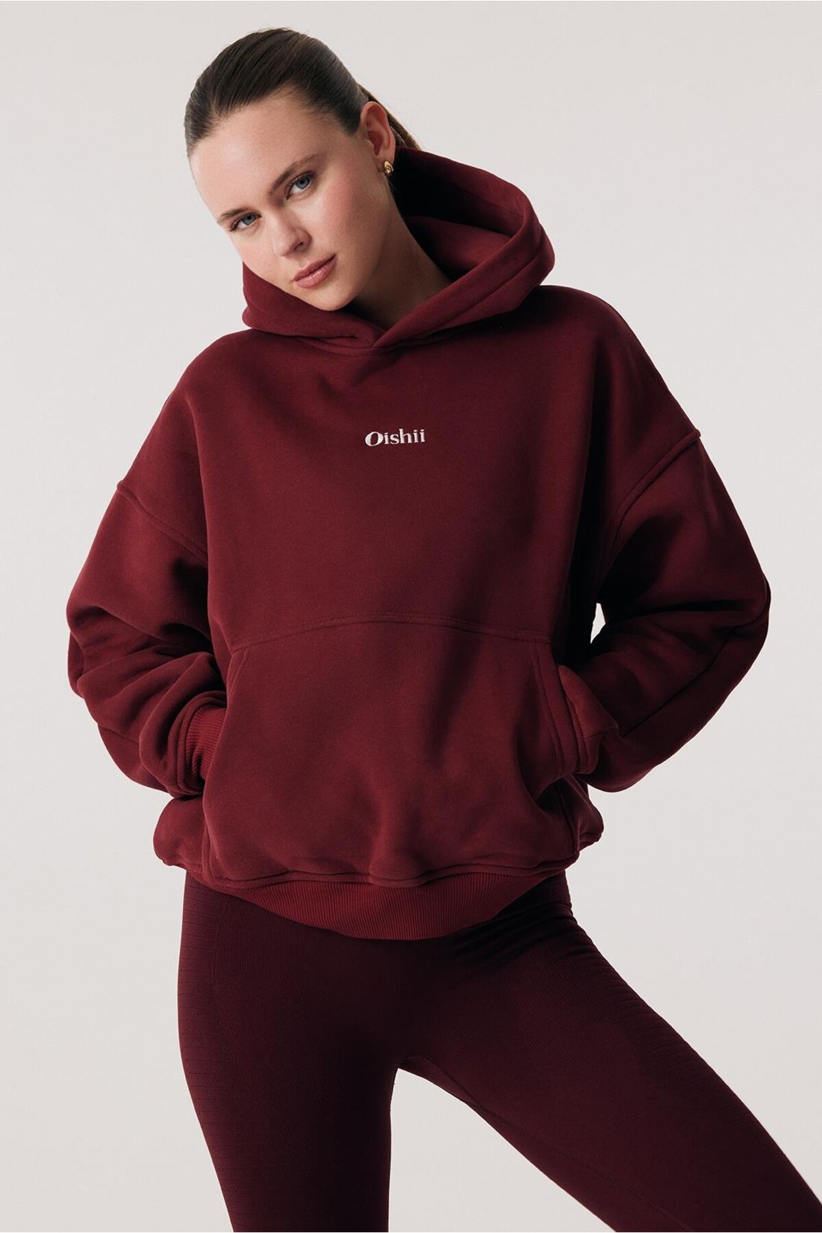 Oishii Rei Loungewear Hoodie Bordo