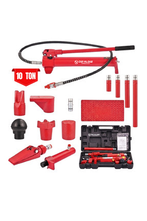 özyıldız 10 Ton Oto Doğrultma Seti Hidrolik Profesyonel - 10 Ton Hidrolik Doğ...