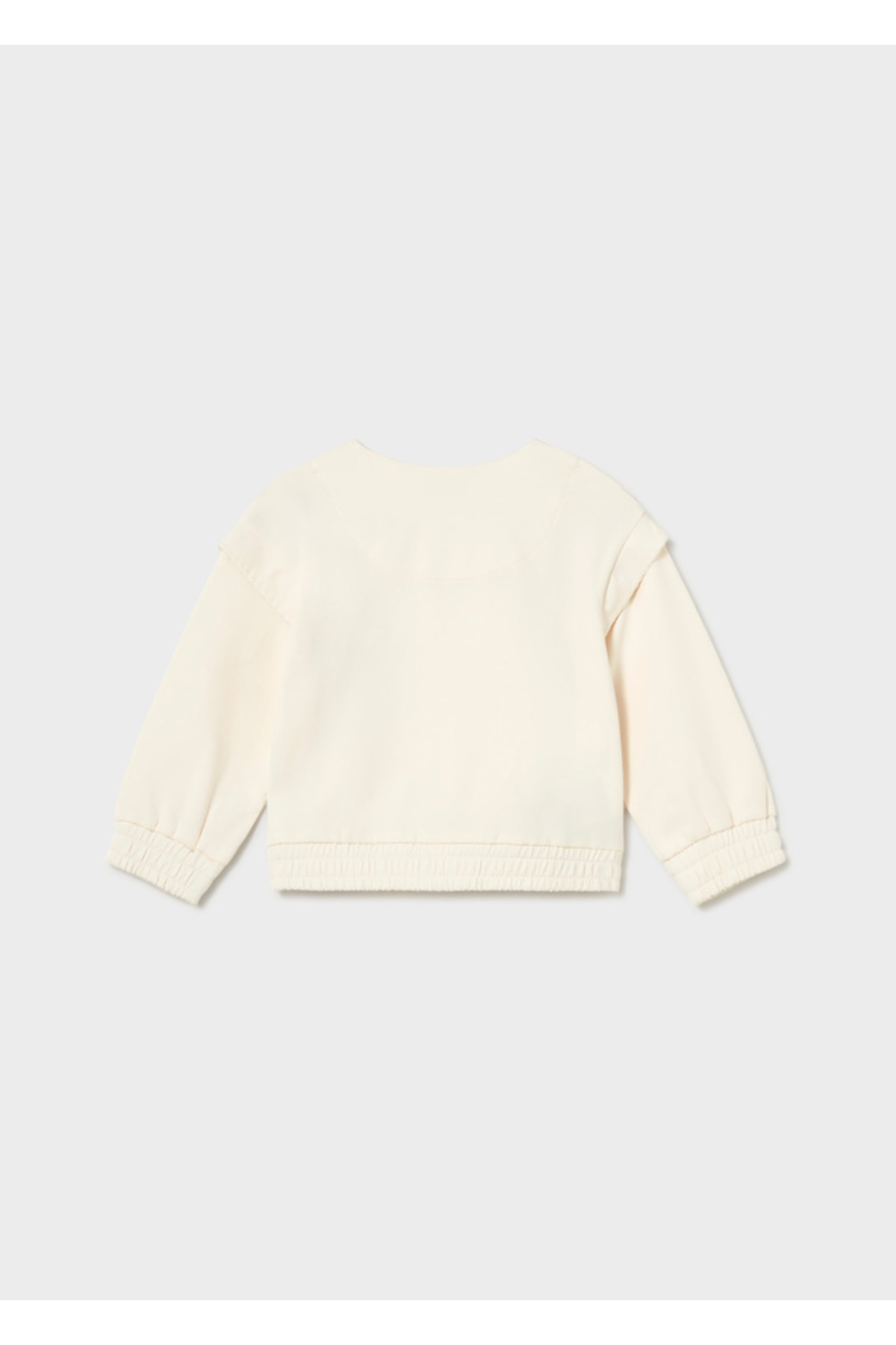 Mayoral Kız Bebek Fermuarlı Sweatshirt Ekru 1491 fotoğrafı 2 (önizleme)