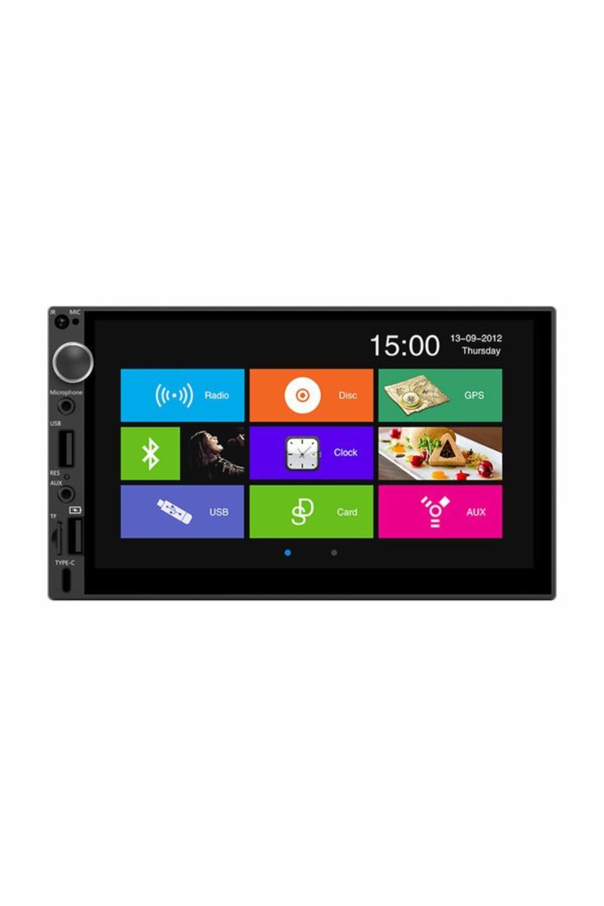 Twogo Go-i3356 Double Teyp 7 Inch Ekran Yansıtma 4*50W USB/BT/SD