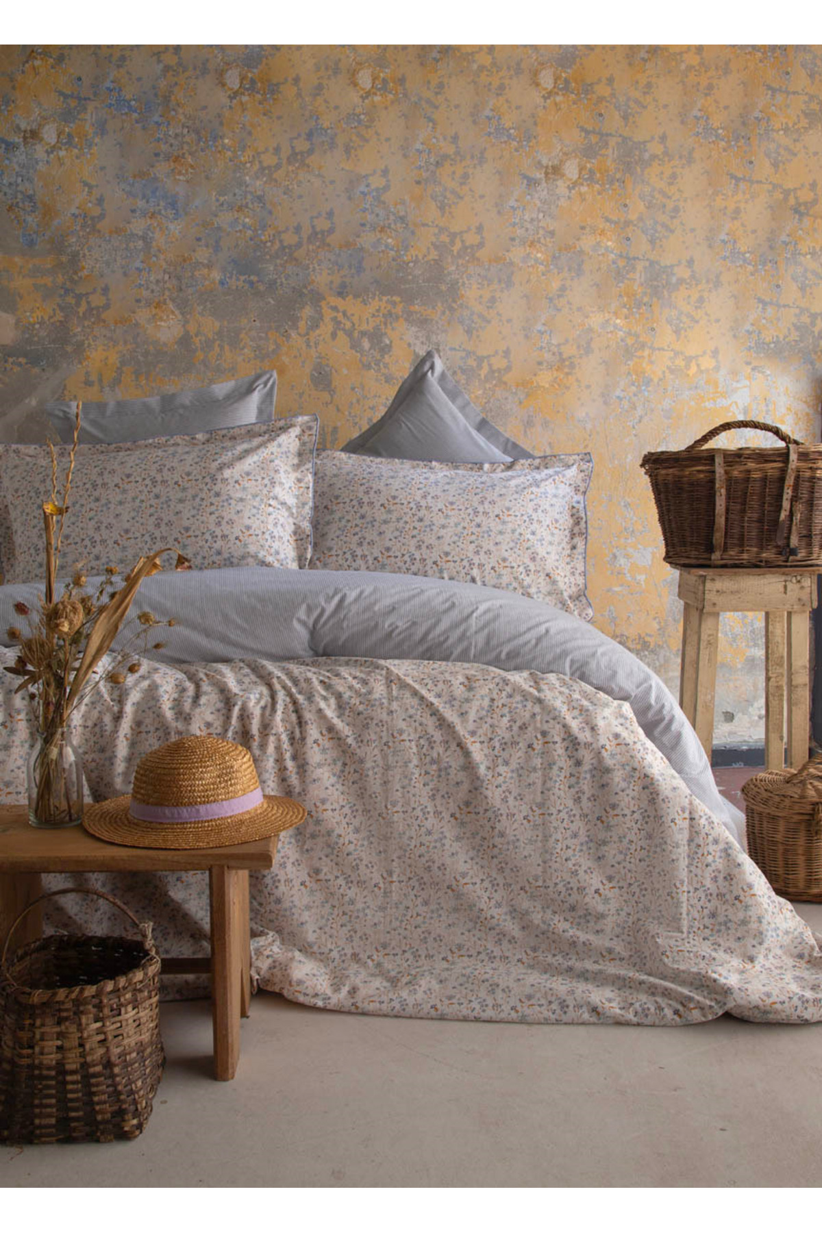 Apricitas HOME Çift Kişilik Miracle İndigo Complete Set - Fiyatı