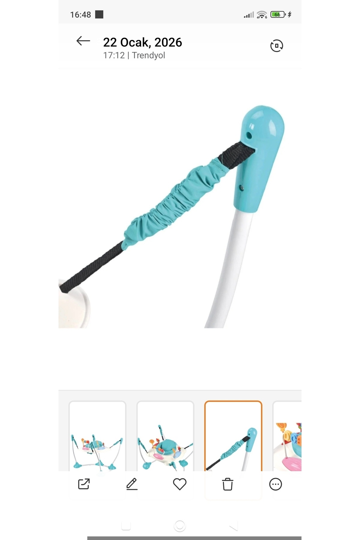yuselbebe Hoppala lastiği(baby hope 706 model )(hoppalanin kendisi değil lastiği) fotoğrafı 3 (önizleme)