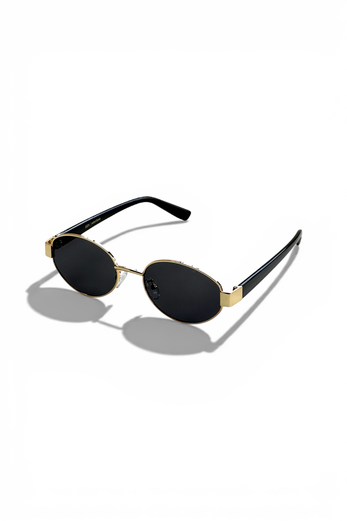 REN EYEWEAR Select Frame MIREVA Metal Oval Kadın Güneş Gözlüğü | Gold Çerçeve UV400 Korumalı görsel 3