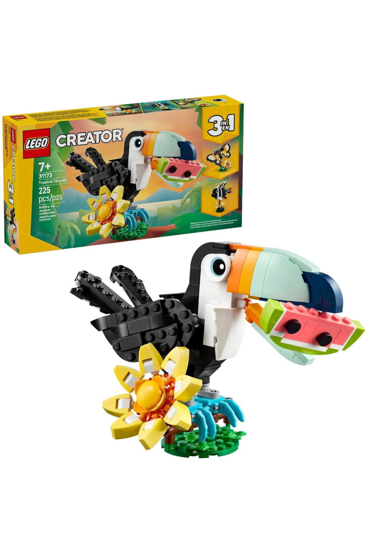 LEGO ® Creator 3in1 Wild Animals: Tropical Toucan Figure Playset