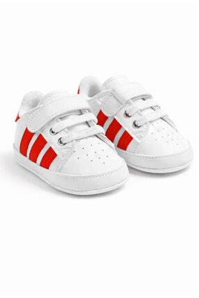 pufien Bebek İlk Adım Ayakkabısı, Esnek ve Rahat Tabanlı, Cırt Cırtlı Kaydırm...