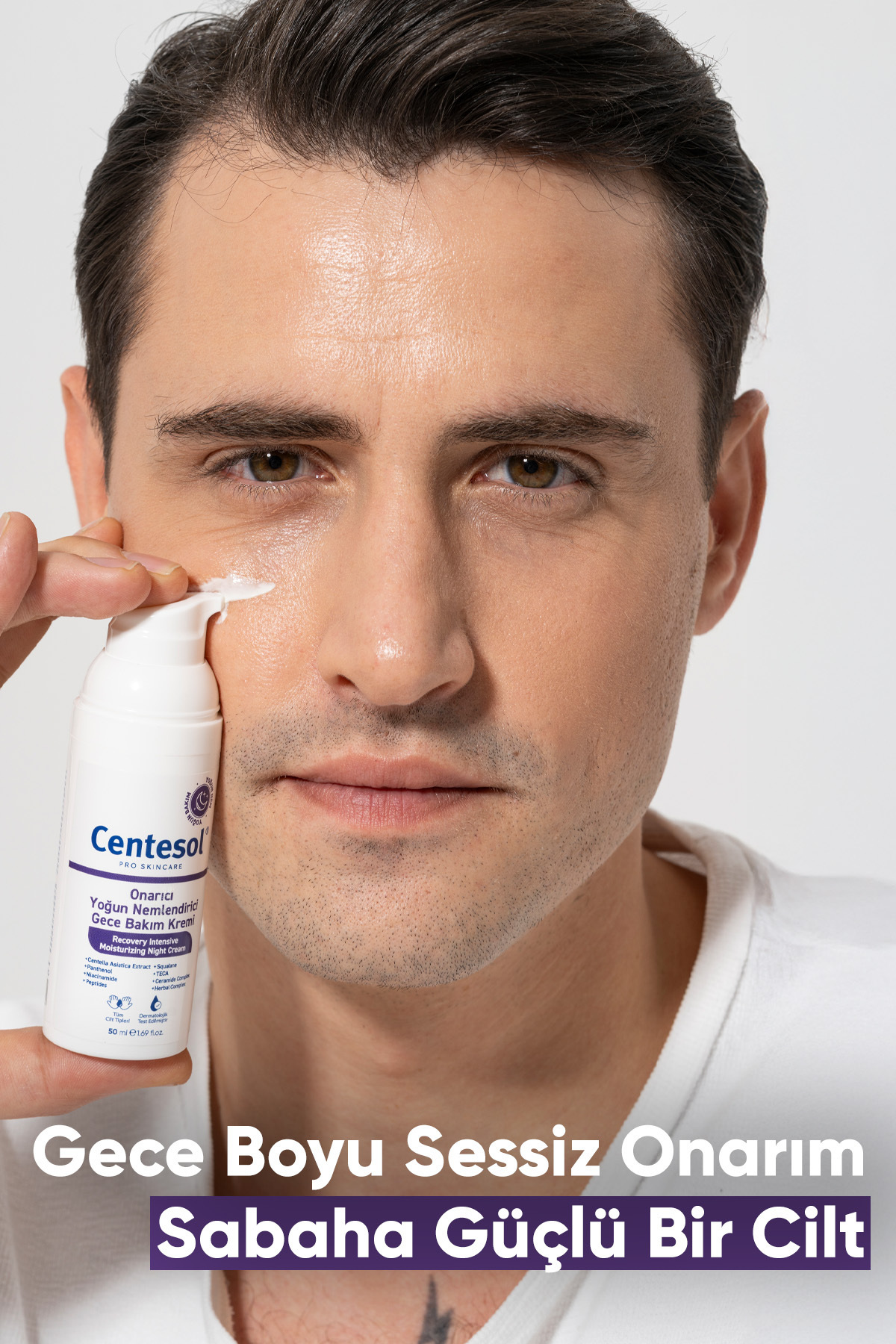 Onarıcı Yoğun Nemlendirici Gece Bakım Kremi Bariyer Güçlendirici Besleyici Tüm Cilt Tipleri 50 ML — 8682644280684 — تصویر 7 از 10