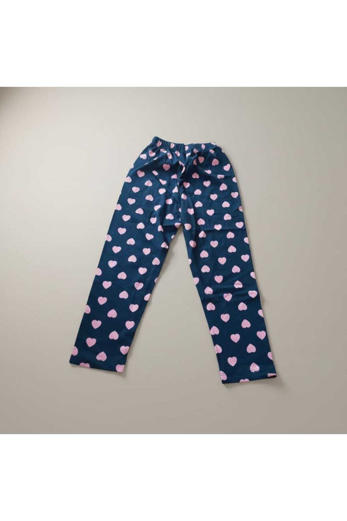 Ercahome tekstil KALP DESENLİ KIZ ÇOCUK MEMSİMLİK PİJAMA TAKIMI 5/9 YAŞ fotoğrafı 3 (önizleme)