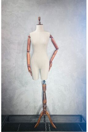 MD Vİtrin Dekorasyon 38 BEDEN KETEN KUMAŞLI PANTALON GİYEBİLEN TERZİ VİTRİN M...