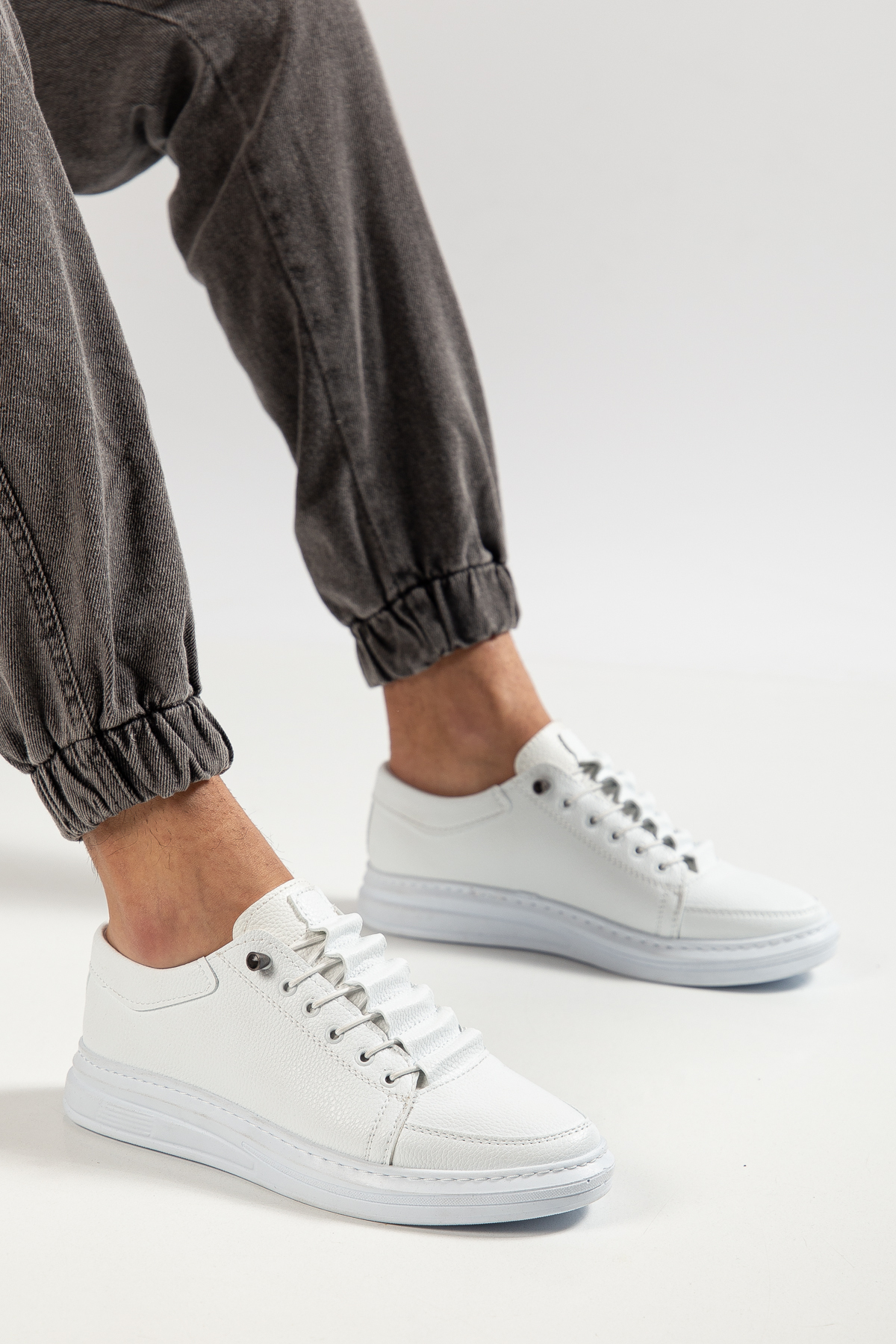 CALVORO  Erkek Günlük Hafif Poli Dikişli Taban Yürüyüş Garantili Spor AYAKKABI - Görsel 4