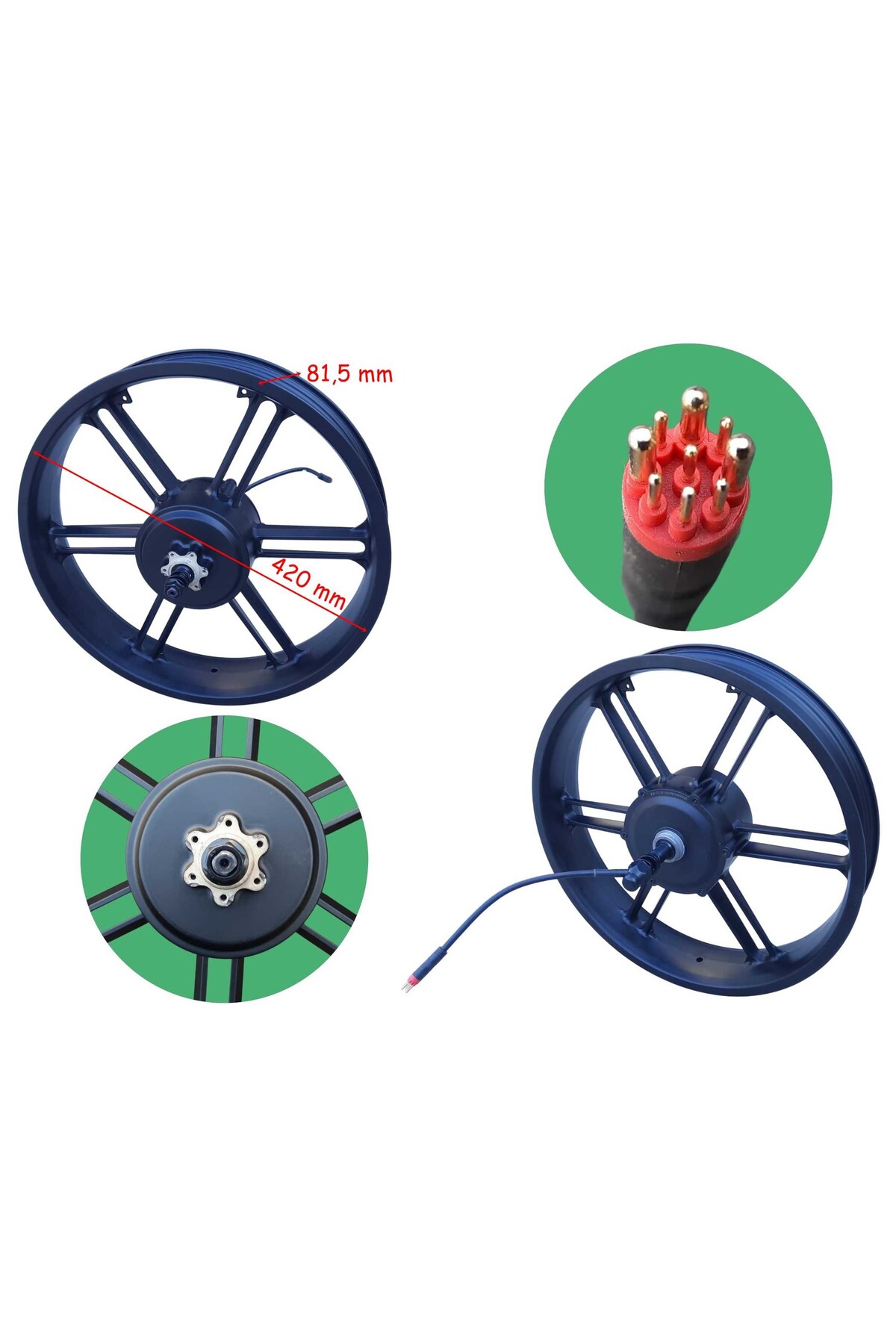 SEVGENT Ebıs E-Bis Fatbike Arka Jant Motor 20 İnç 36V 500W (Pedal