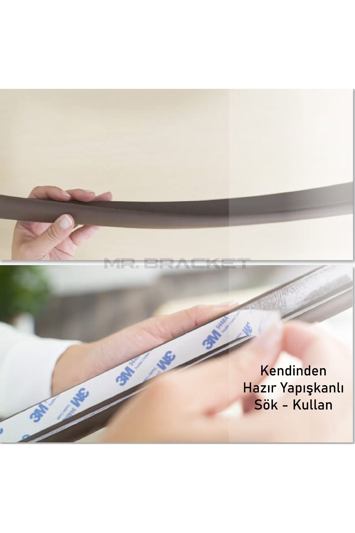 MR.BRACKET 2 Metre Kalın Form Mobilya Kenar Koruyucu Çocuk Güvenliği Köşe Bebek Koruma Seti Darbe Önleyici fotoğrafı 4 (önizleme)