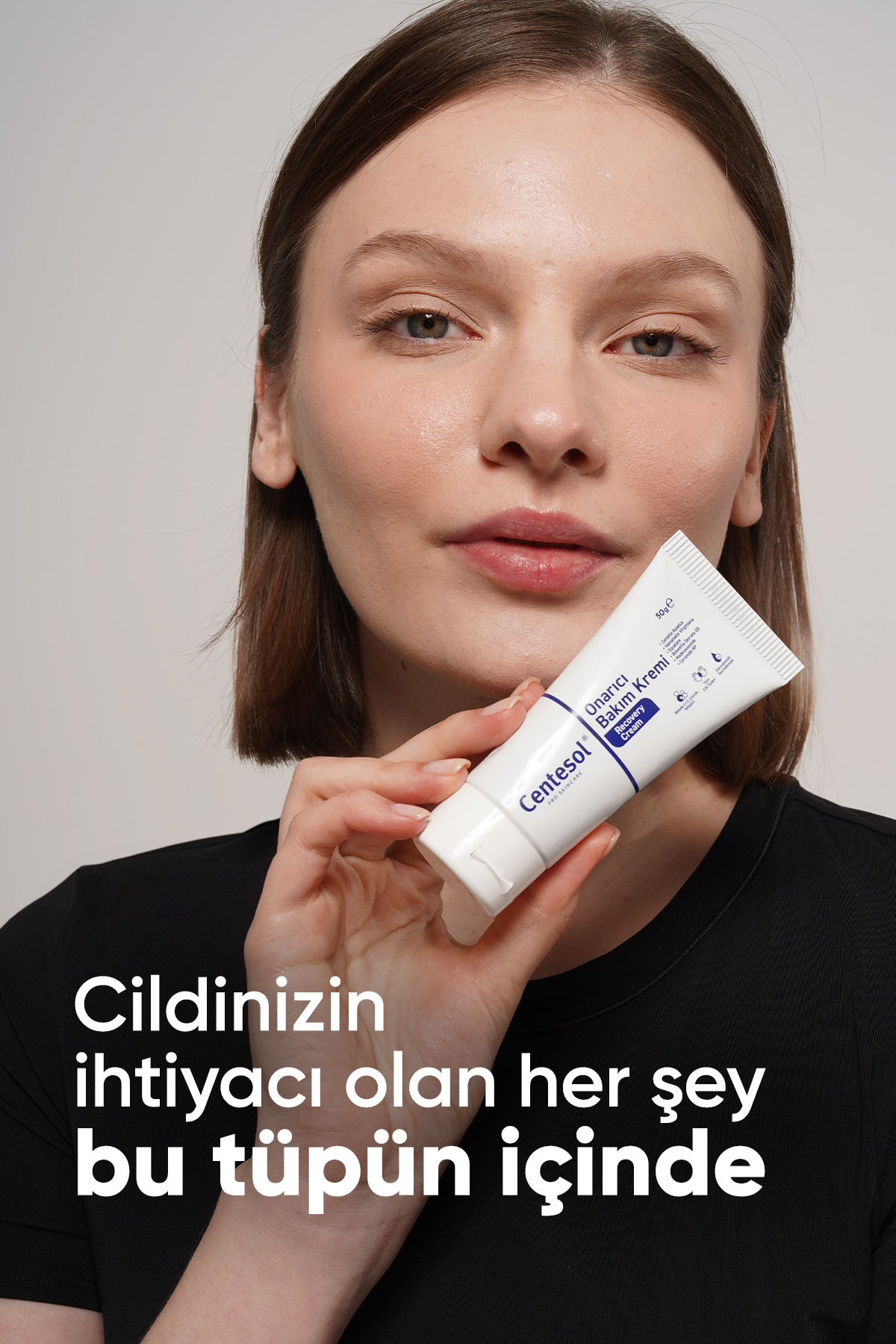 Onarıcı Cilt Bakım Kremi Yoğun Nemlendirici Bariyer Güçlendirici Recovery Cica Cream 50 G — 8682644280622 — تصویر 2 از 11