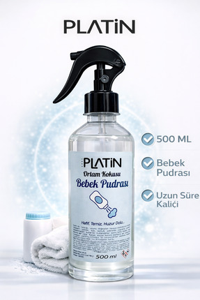 Platin BEBEK PUDRASI ODA KOKUSU ODA SPREYİ ROOM SPRAY 500 ML