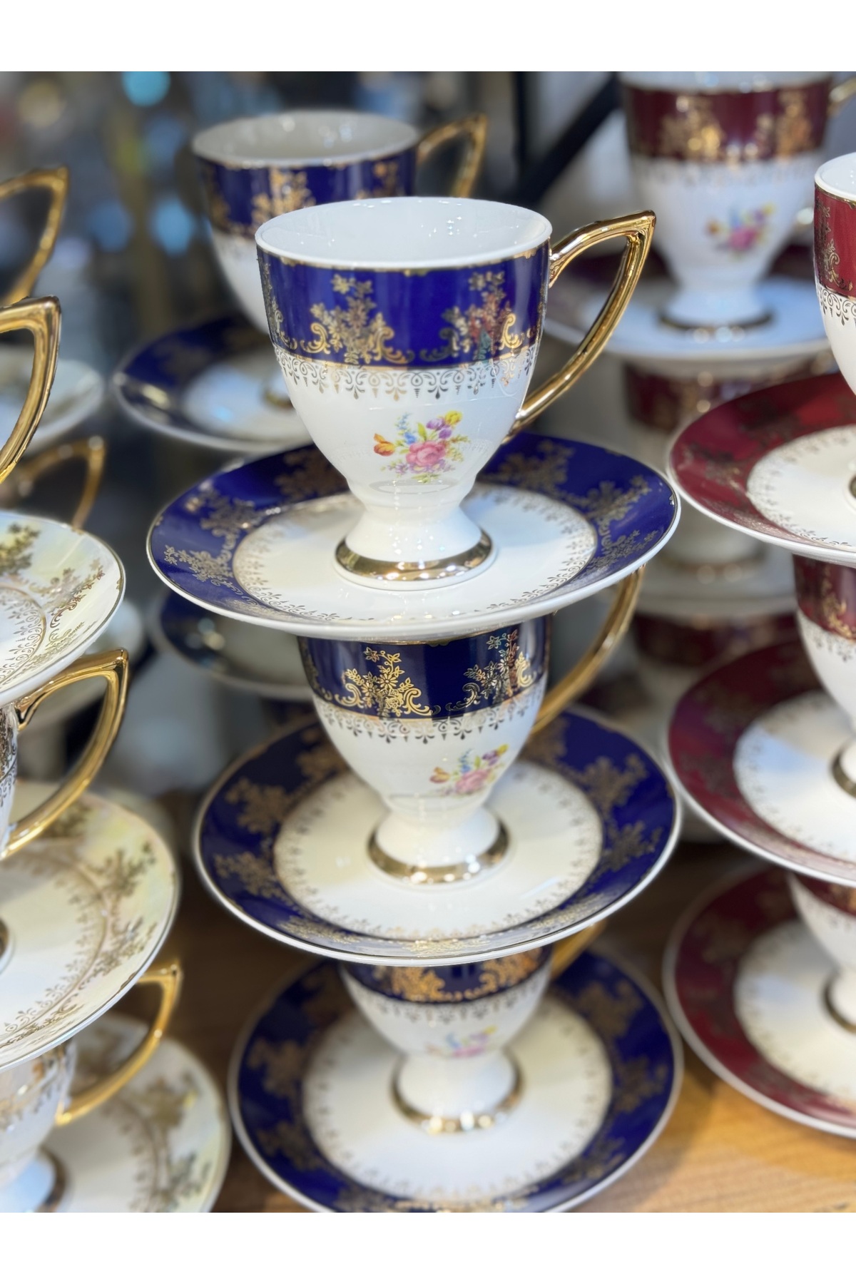 hediye ESTERHOMEDECOR 6 Kişilik porselen kahve fincan takımı - Fiyatı ...