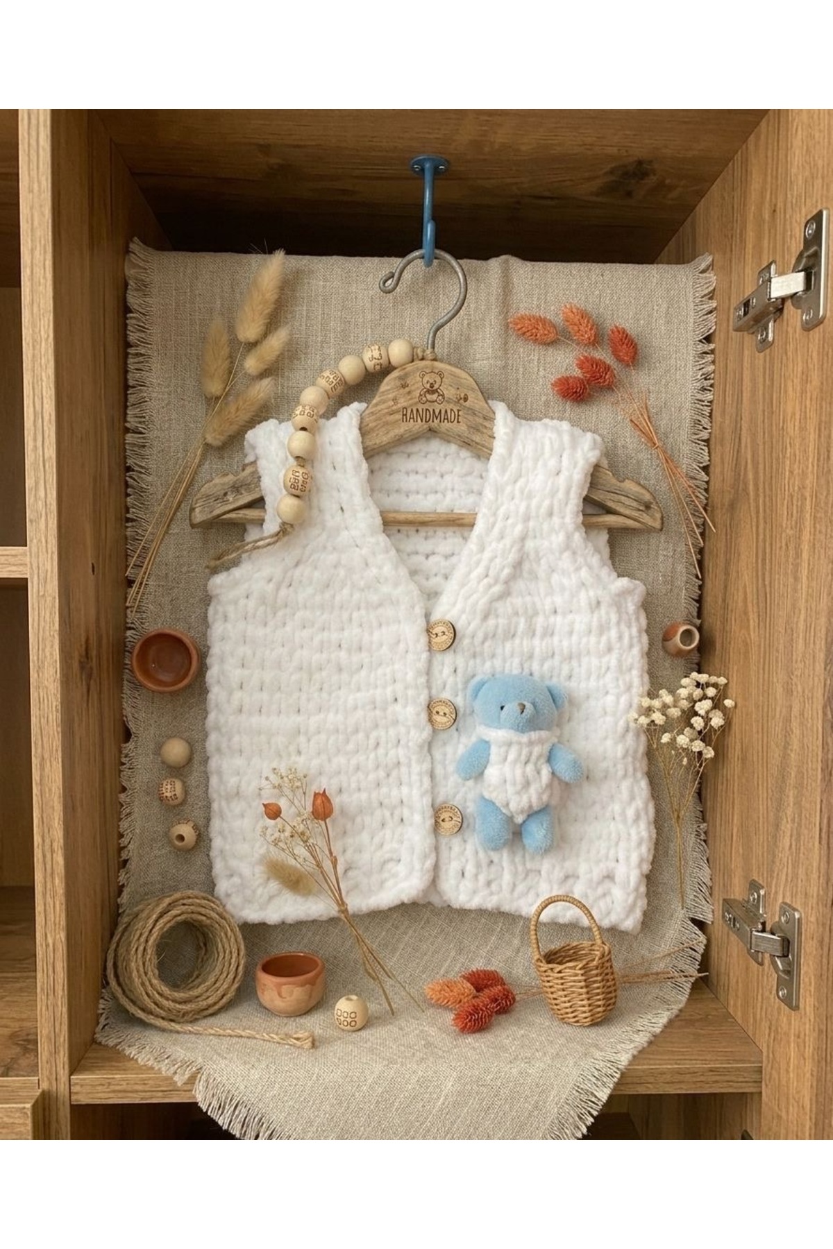 Tasarım Ayıcıklı bebek yelek fotoğrafı 3 (önizleme)