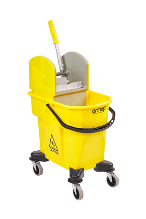 Ermop GLOBAL TEK BÖLMELİ PRESLİ KOVA SARI