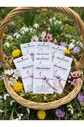 Vintage Takıhane 20 Adet Marteniçka Nazar Boncuklu Dilek Şans Bilekliği Bahar...