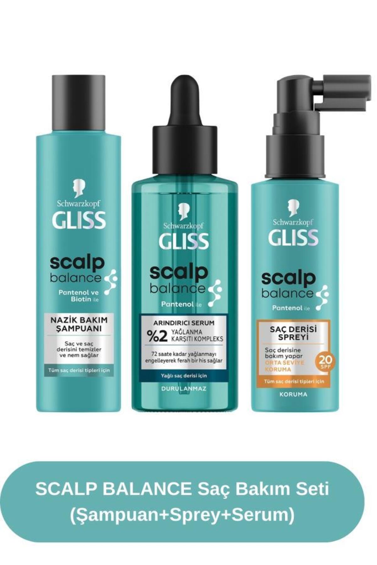 Schwarzkopf SCALP BALANCE Saç Bakım Seti (Şampuan+Sprey+Serum) — SET.HNKL.5294