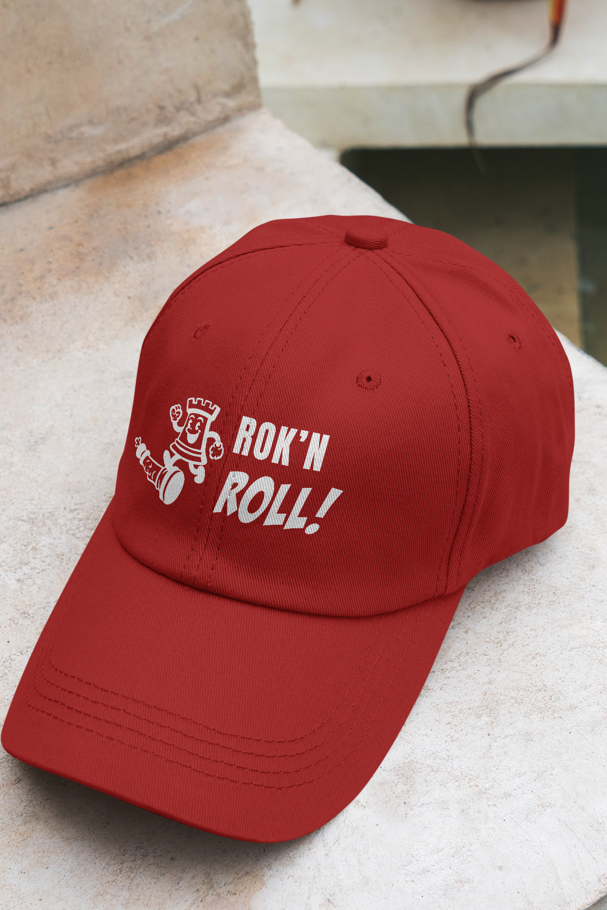 ROK’N ROLL! Satranç Temalı Şapka - Unisex Şapka Cap resmi