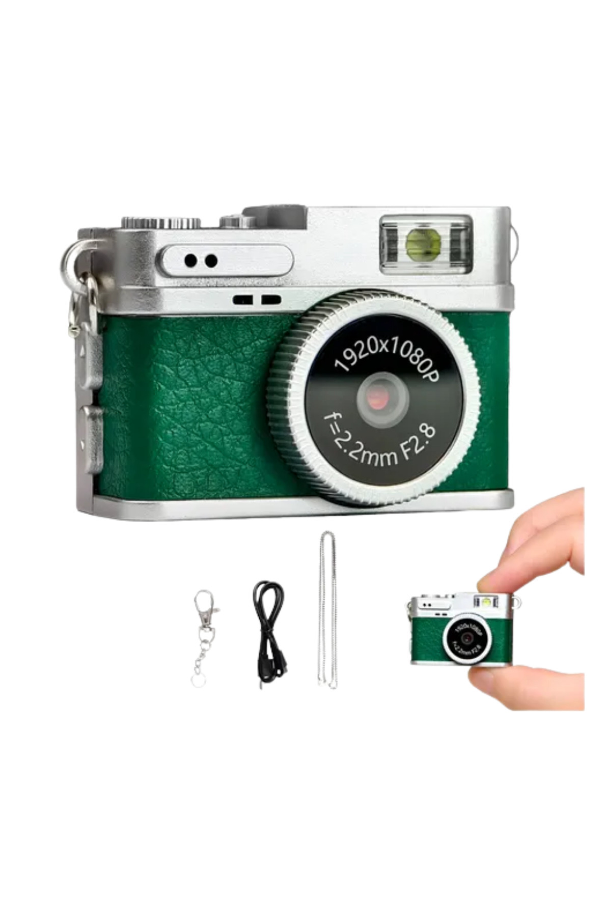 MakayGlobal Ultra Mini Dijital Fotoğraf Makinesi 4K 1080P HD Video Çekim Cep Kamerası fotoğrafı 4 (önizleme)