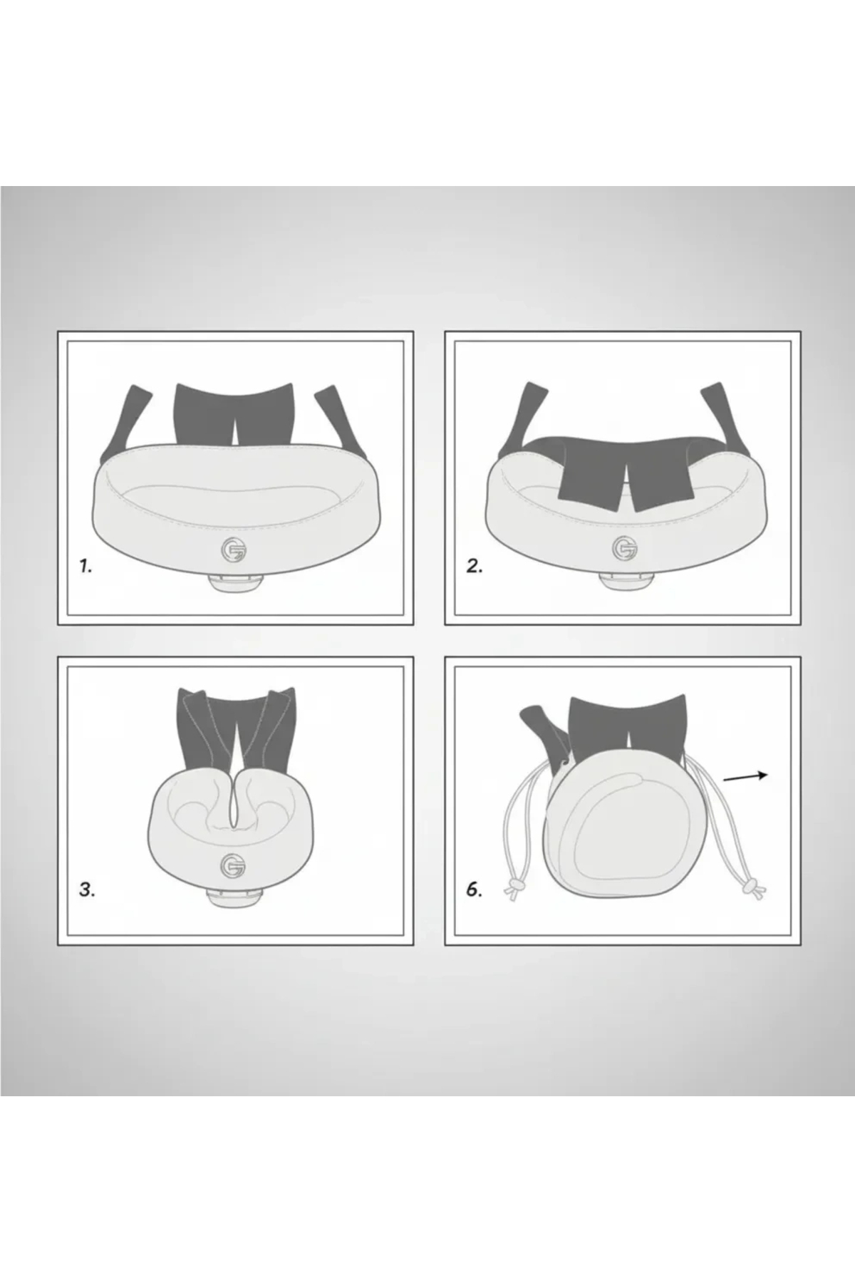 Epilons Taşınabilir Portatif Bebek Yatağı,sırt Çantasına Dönüşebilen Portatif Bebek Beşiği (gri) fotoğrafı 6 (önizleme)