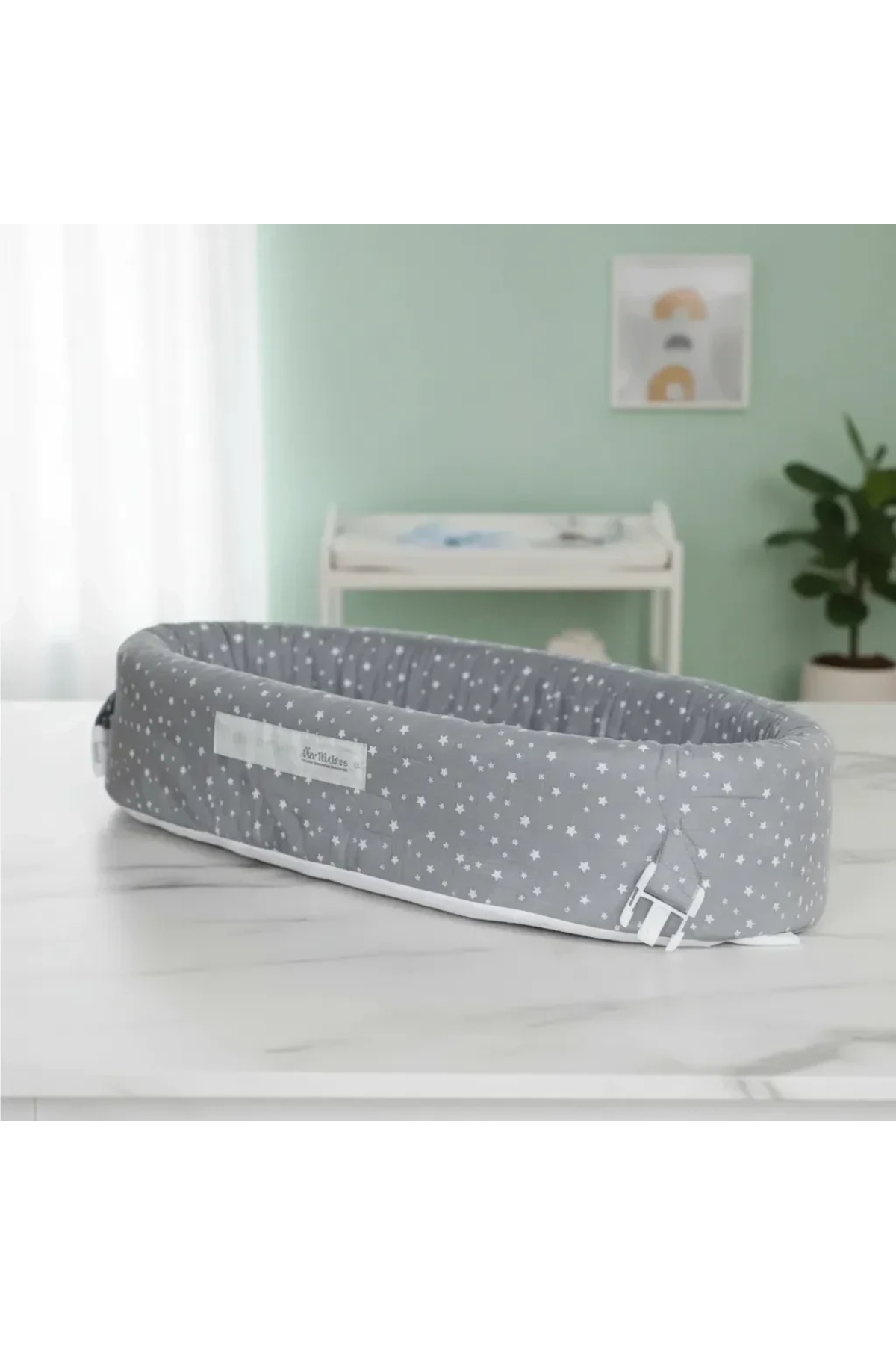 Epilons Taşınabilir Portatif Bebek Yatağı,sırt Çantasına Dönüşebilen Portatif Bebek Beşiği (gri) fotoğrafı 5 (önizleme)