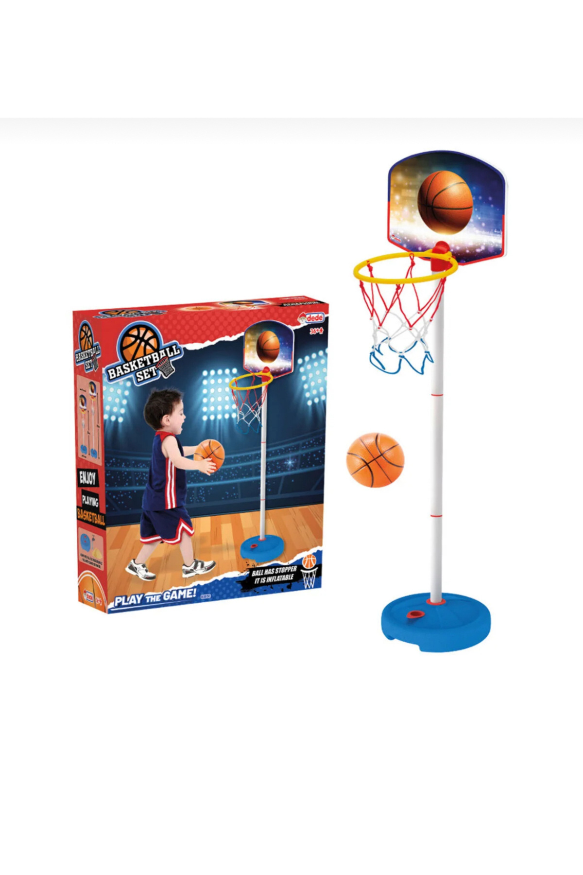 Sayıcı Kids Basketbol Potası Futbol Kalesi 2'si 1 Arada