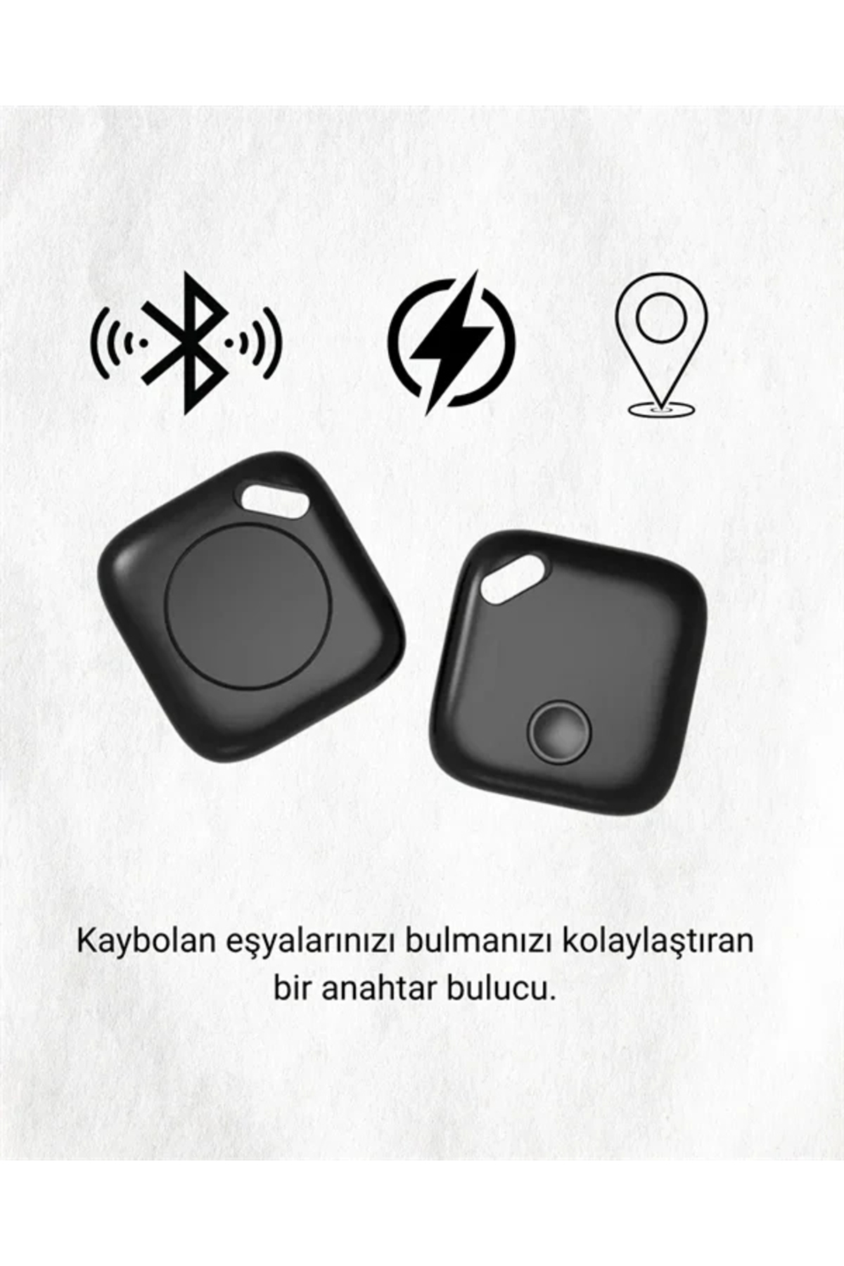 Epilons İos Uyumlu Smart Tag | Uzun Pil Ömrü | Bul Uygulaması İle Entegre Akıllı Takip Cihazı fotoğrafı 2 (önizleme)