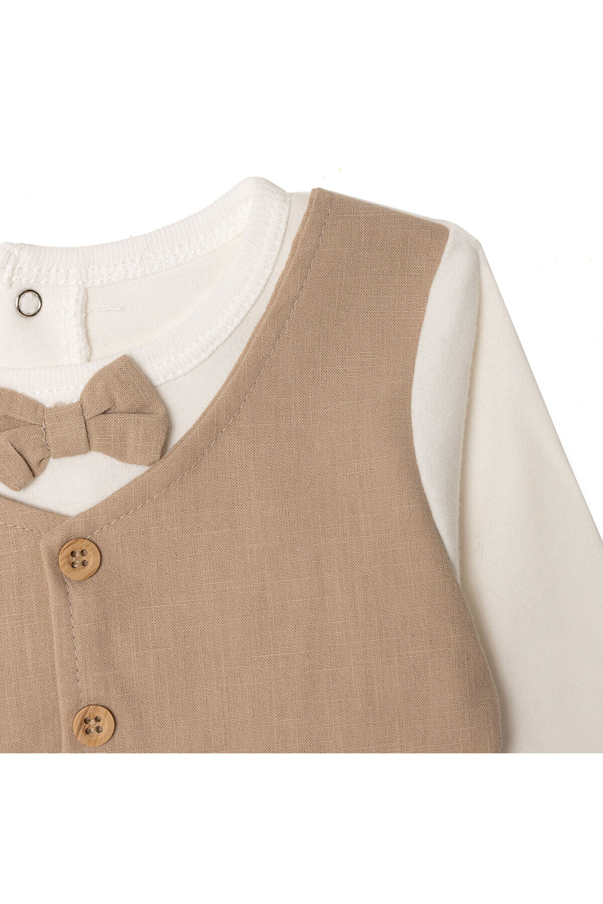 ebebek Hello Baby HelloBaby Erkek Bebek Mevlüt Kıyafeti Düğmeli Gömlek Yaka Uzun Kol Patikli fotoğrafı 3 (önizleme)