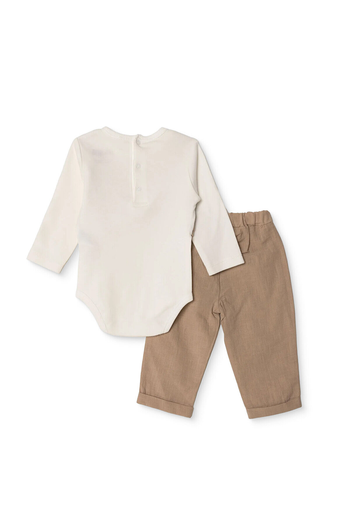 ebebek Hello Baby HelloBaby Erkek Bebek Mevlüt Kıyafeti Düğmeli Gömlek Yaka Uzun Kol Patikli fotoğrafı 2 (önizleme)