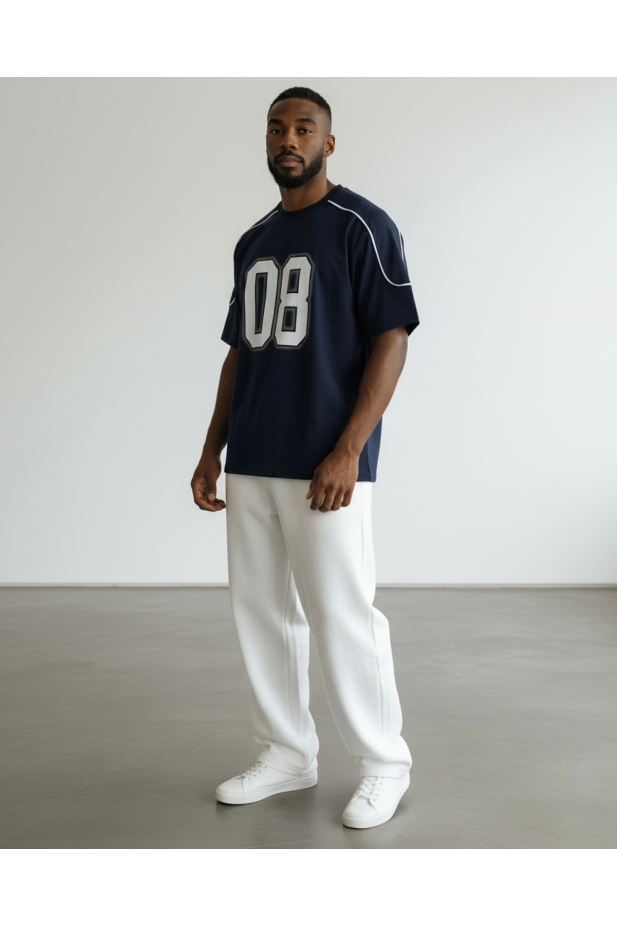 تي شيرت أساسي مطبوع من روس