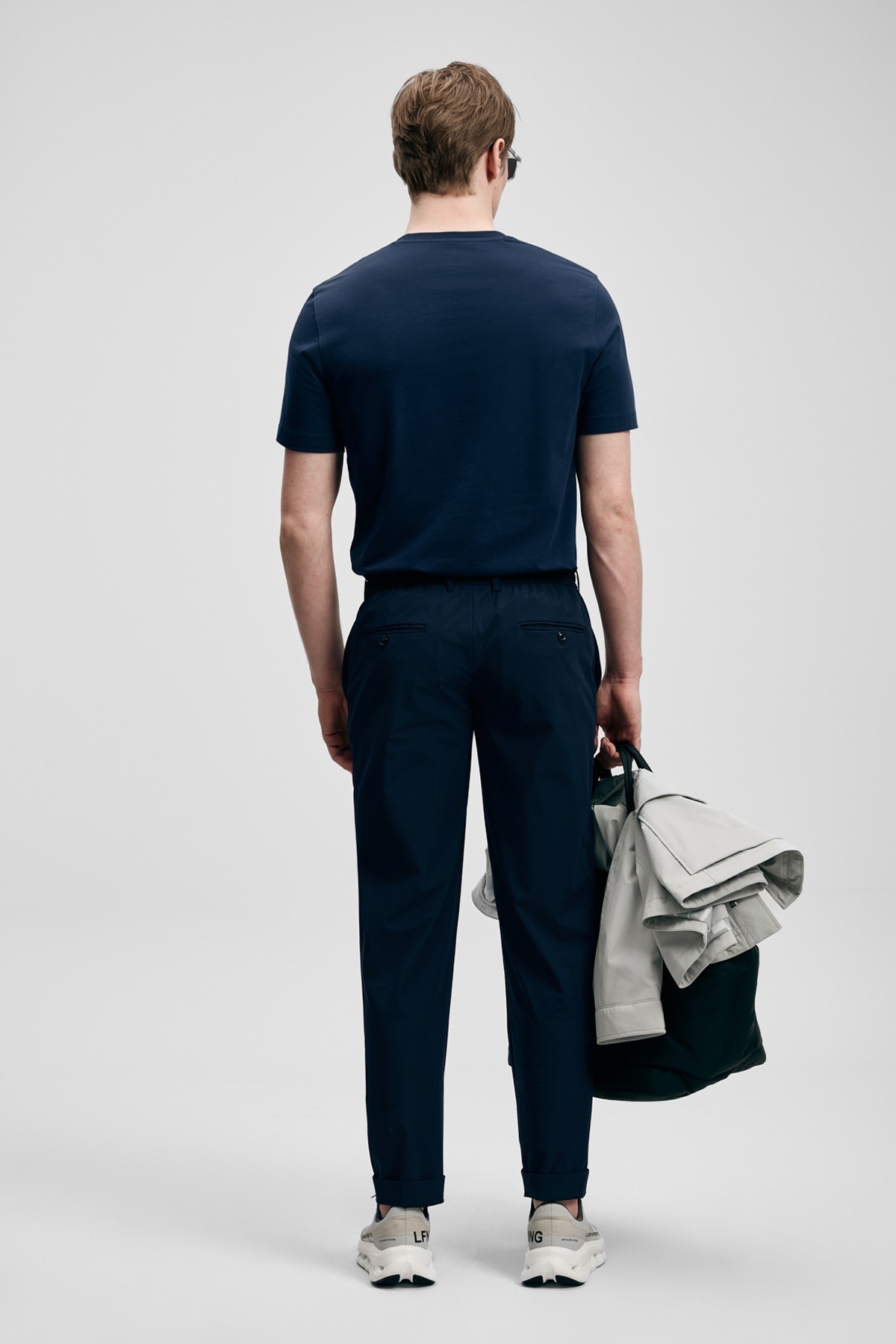 Lufian  111020318 Pablo Modern Grafik T- Shirt Erkek T-Shirt LACİVERT - Görsel 6