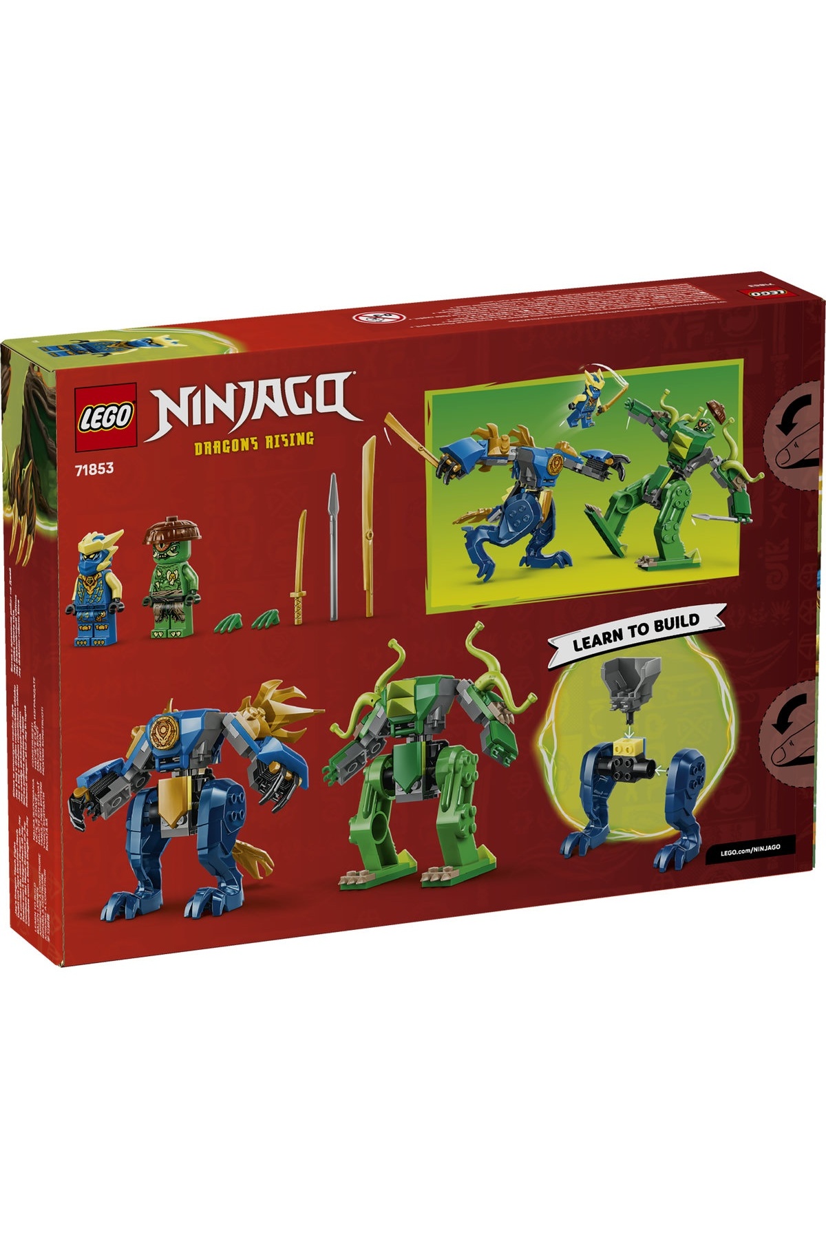 LEGO Set Ninjago - Robotul Dragon al lui Jay în luptă (71853