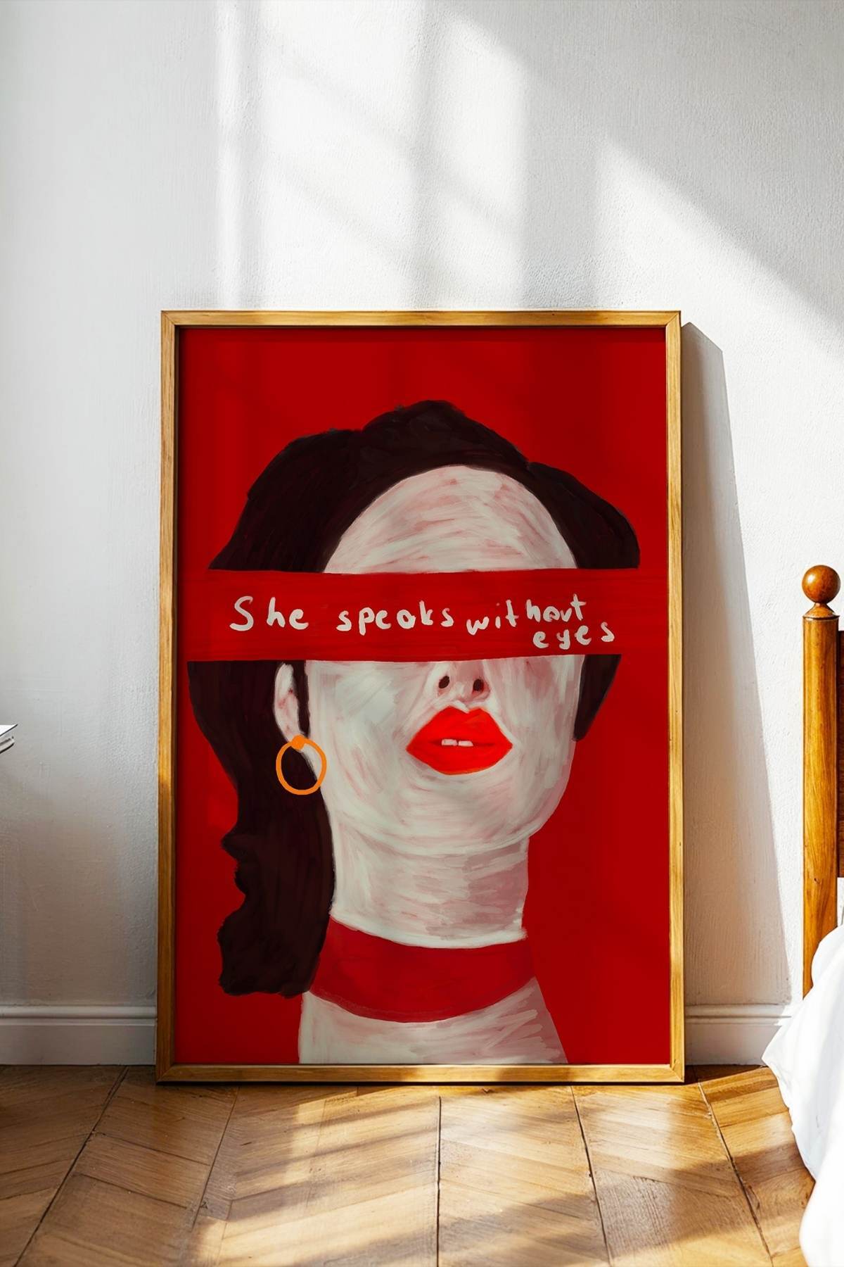 3’lü Feminist Yazılı Tablo Poster Seti Kadın Figürlü Çerçevesiz
