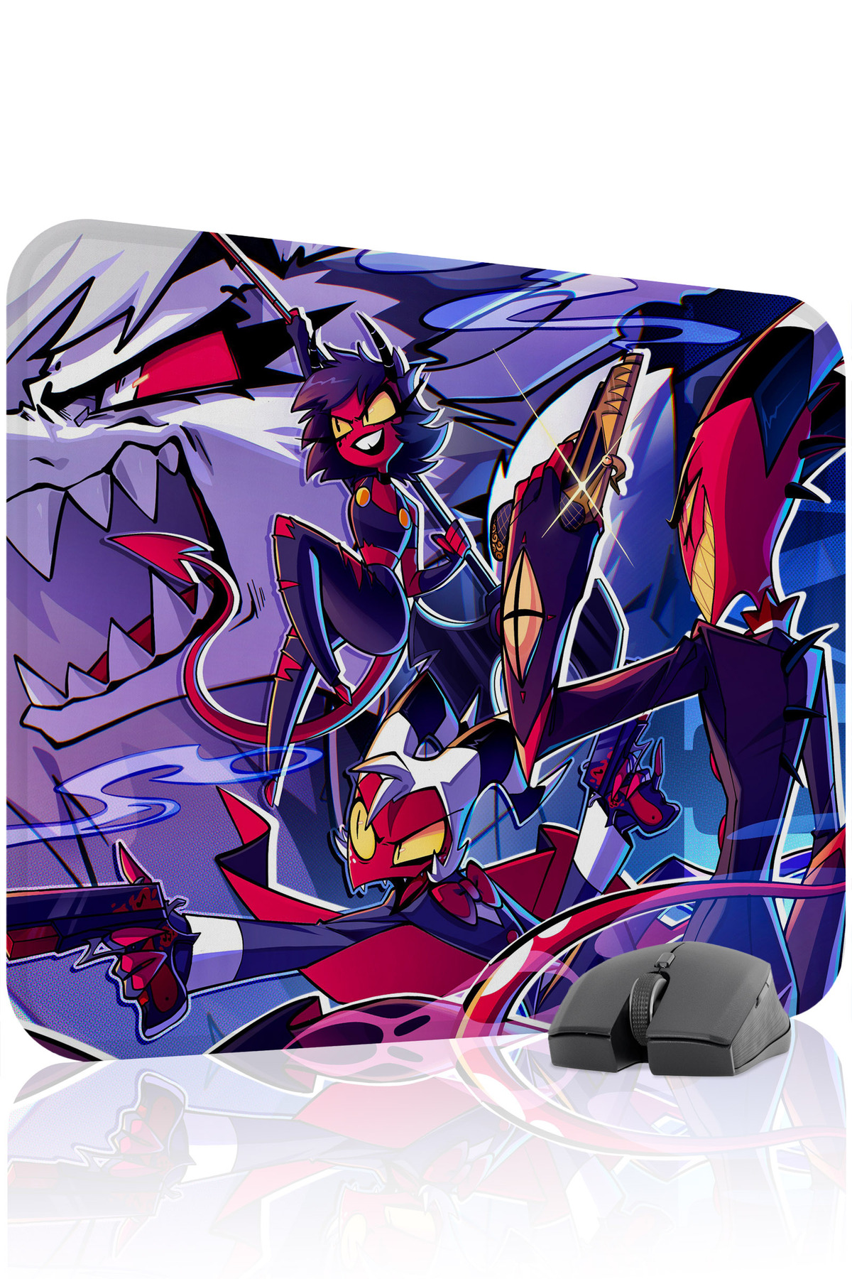 Helluva boss Anti-Slip Seam Rubber Gaming Mousepad V1 - 48X40 XL Gaming Mouse Pad