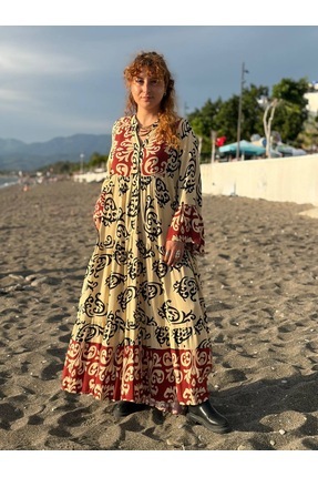 SHOBHA BUTİK Etnik Desen Elbise