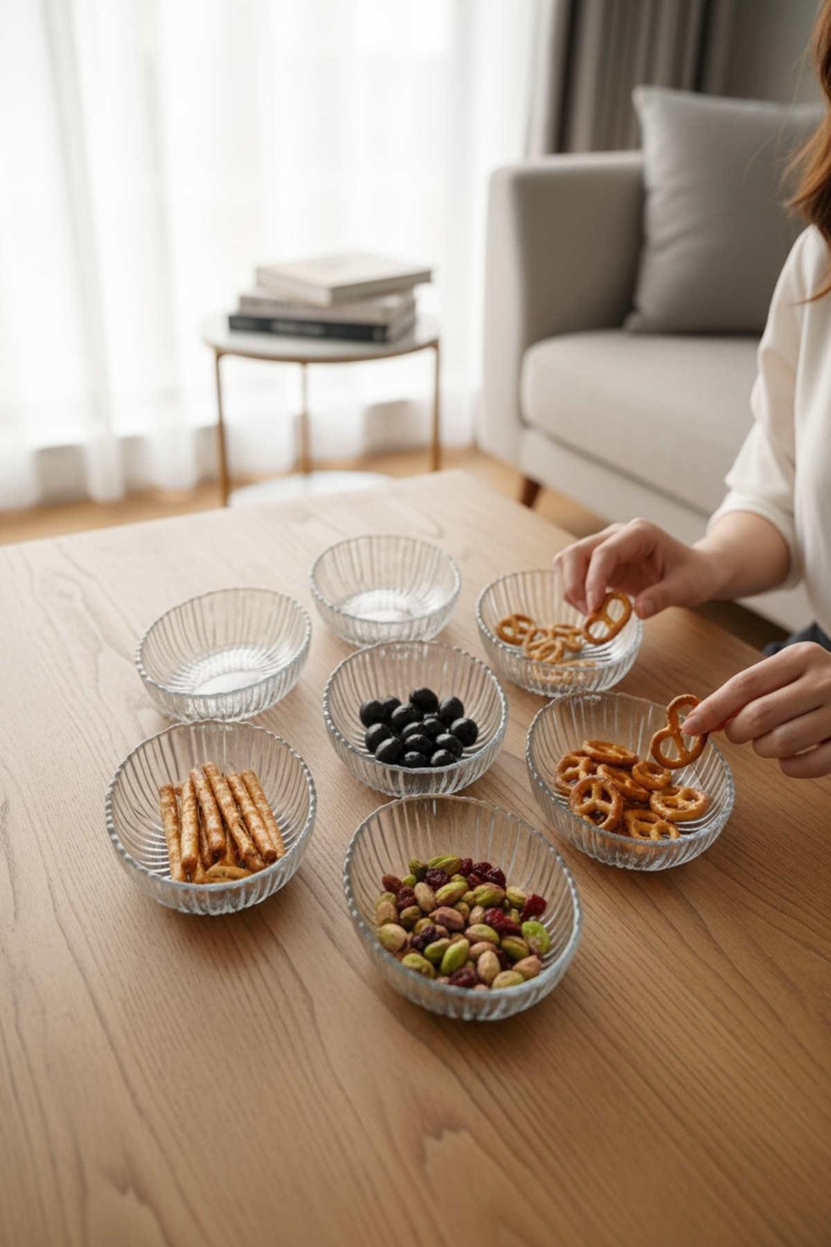 6’lı Kayık Tabağı 16 cm – Sunum Tabağı Seti, Sofra ve Servis Aksesuarı