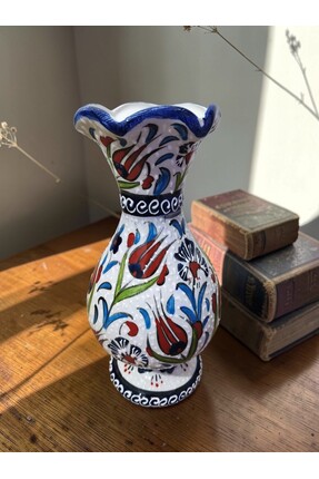 Modern Seramik Modern Çini 25 cm Dekoratif Vazo