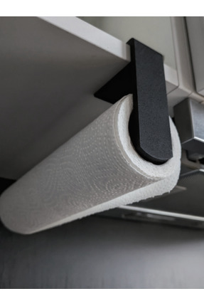 El Emeği Loft Serisi Modern Kağıt Havlu Askısı – Raf Altı Geçmeli Organizer (...