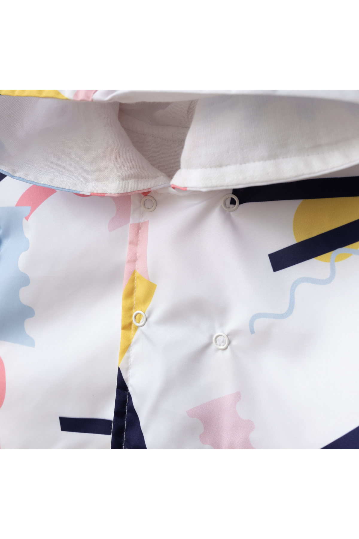 tinibud Terletmeyen Çift Taraflı Erkek Çocuk Yağmurluk 2-5 Yaş %100 Pamuk Müslin Astarlı fotoğrafı 4 (önizleme)