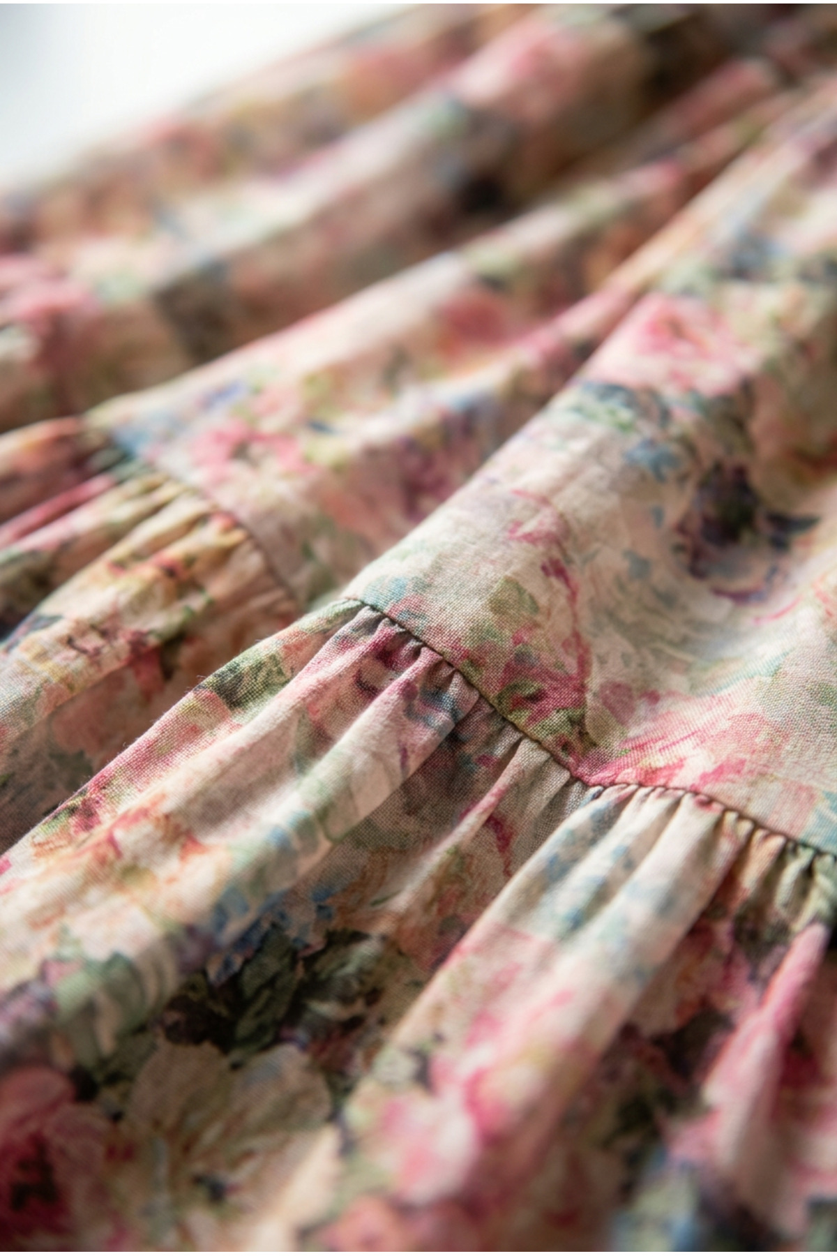 Kirazca Butik  Kadın Modal Kumaş Dökümlü Uzun Elbise - Görsel 7