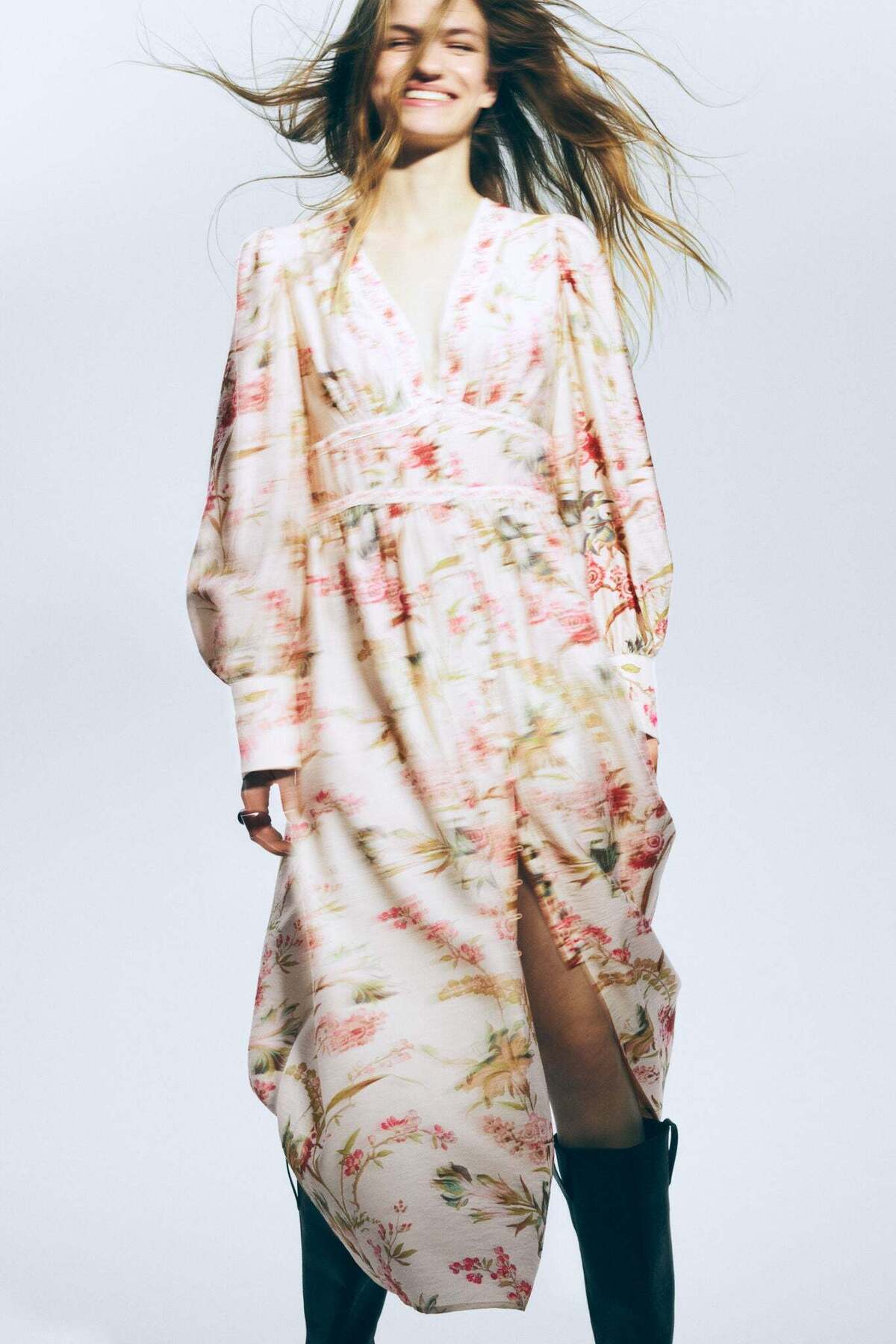 H&M Button-front viscose-blend dress