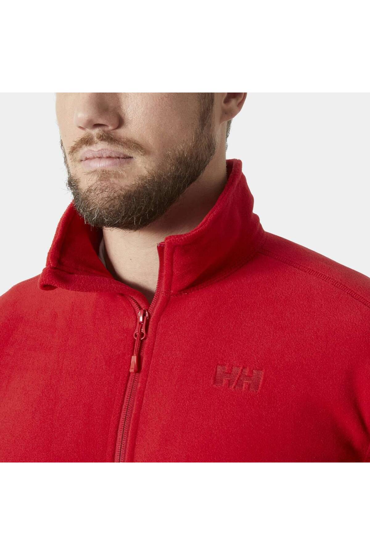 Fullzip Fermuarlı Erkek Polar HH..12011 — قرمز HH12011HHA163 — تصویر 3 از 5