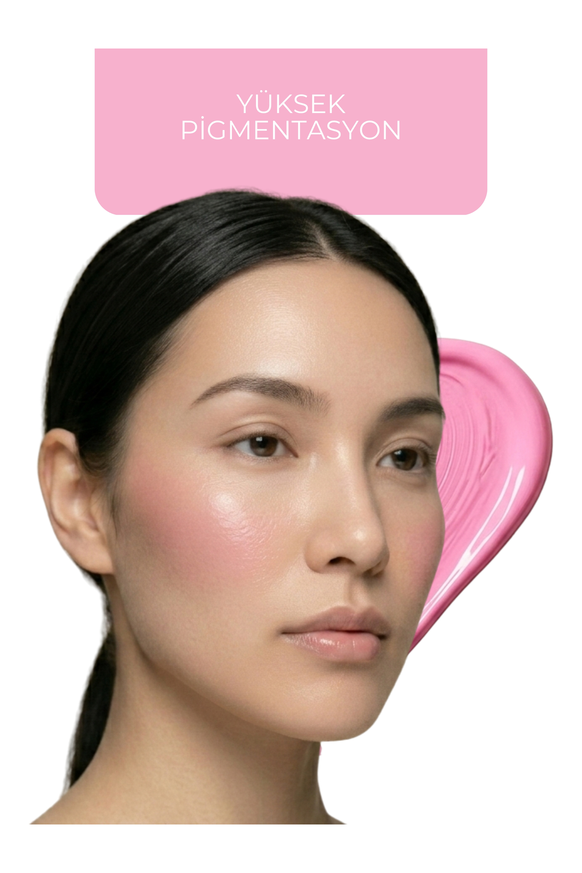 رژ گونه GLOW LIQUIT BLUSH PINK TOUCH 5ML — رژگونه صورتی — تصویر 3 از 3