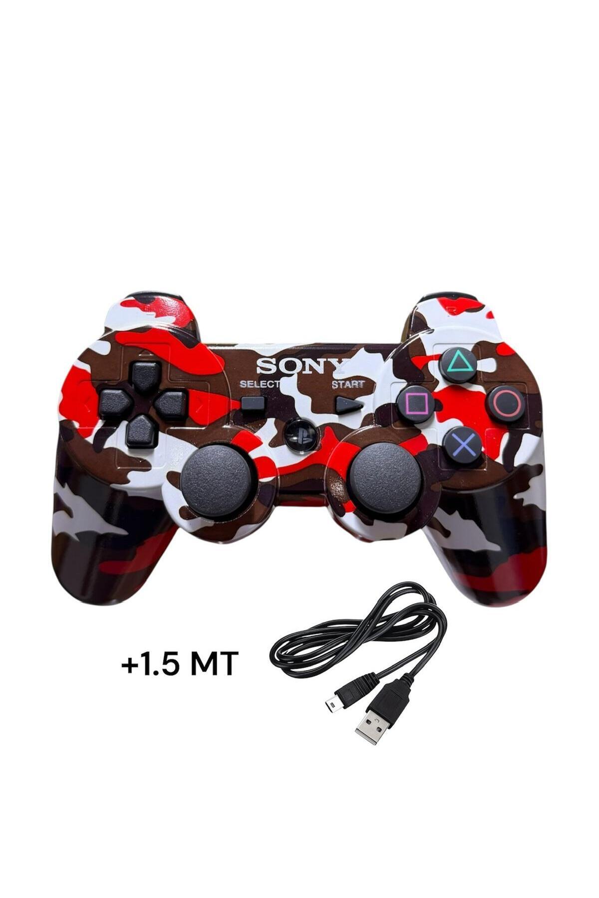 Ps3 Dual-shock Gamepad New Generation Sleeve Pattern Joystick PC + 1.5 MT Charging Cable GIFT