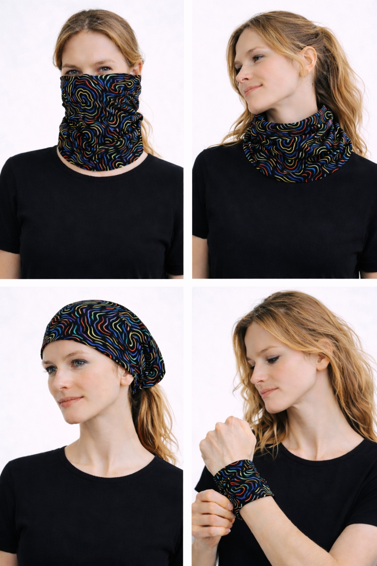 colizon Unisex Termal Buff Boyunluk - UV Korumalı Balaklava Tipi Outdoor Sporcu ve Motosiklet Maskesi görsel 4
